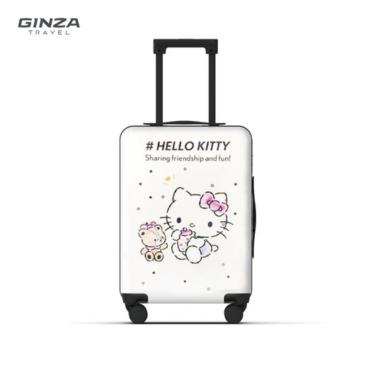 银座xHelloKitty正版授权联名定制BY-9277L 20寸登机拉链箱 商品图4