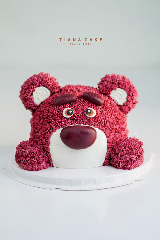 【纯手工翻糖定制】草莓熊头 商品图0