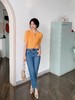 女羊毛坑条中袖上衣8889 商品缩略图0