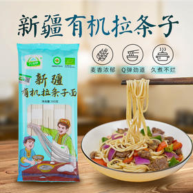 新疆有机拉条子 圆条拉面炒面拌面劲道筋道不坨390g
