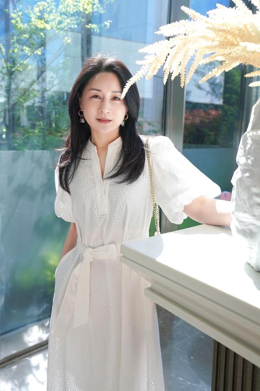 Laurel劳芮23法式气质镂空泡泡袖连衣裙LWL342Y14500 商品图1