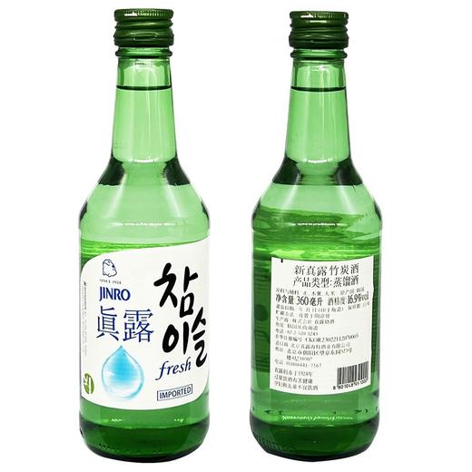 新真露竹炭酒360ml 商品图4
