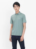 callisto浅绿色天丝棉翻领T恤 SRTSS066C 商品缩略图1