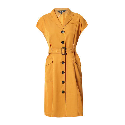 EITIE爱特爱通勤百搭工装裙收腰中长裙6607313连衣裙 商品图5