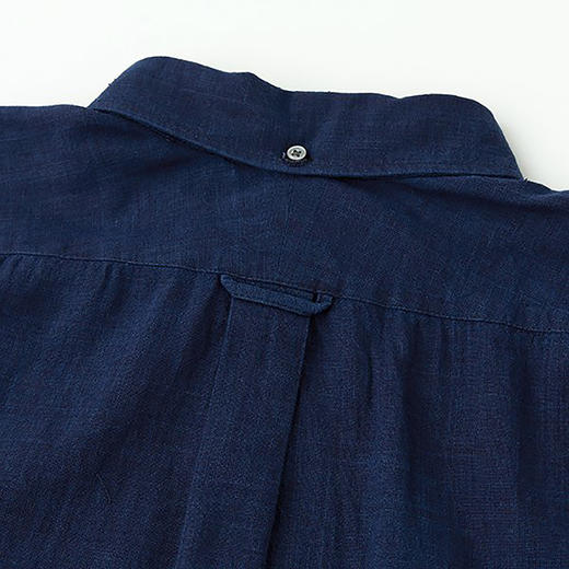 Engineered Garments Popover BD Shirt  EG蓝染复古短袖工装衬衫 商品图3