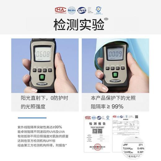 夏天女防晒衣帽披肩披风斗篷全脸面护颈开车防紫外线UPF50+ 商品图2