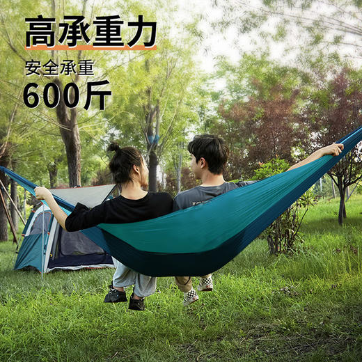 Maki zaza降落伞布便携双人吊床MKZ-029细织网纱防止蚊虫叮咬 商品图2