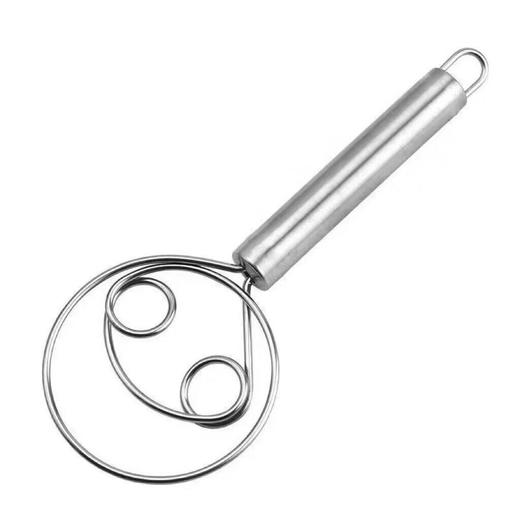 「买一送一！9.9元包邮」不锈钢线圈打粉器 居家日用面粉搅拌器和面器手动打蛋器沙拉配菜凉拌搞拌器厨房用品 商品图4