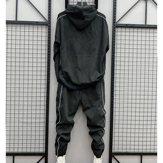 裁缝学苑MQ23新款运动套装纸样男装套头连帽长袖卫衣上衣裤子样板 商品图4