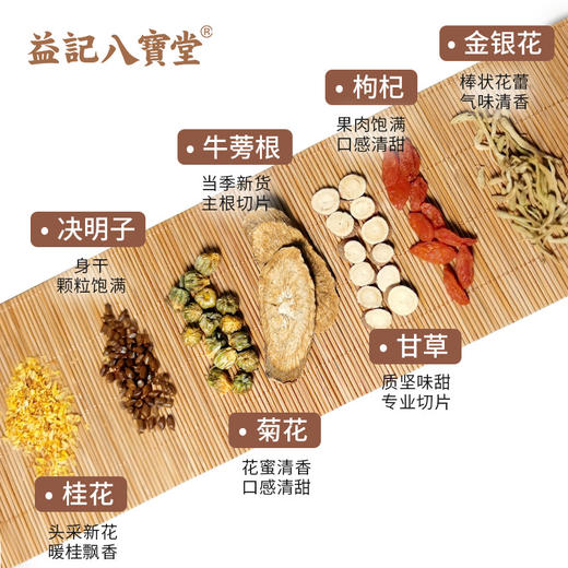 【新品】香港益记八宝堂枸杞牛蒡根茶牛皮纸袋装甄选好料旅行装 商品图2