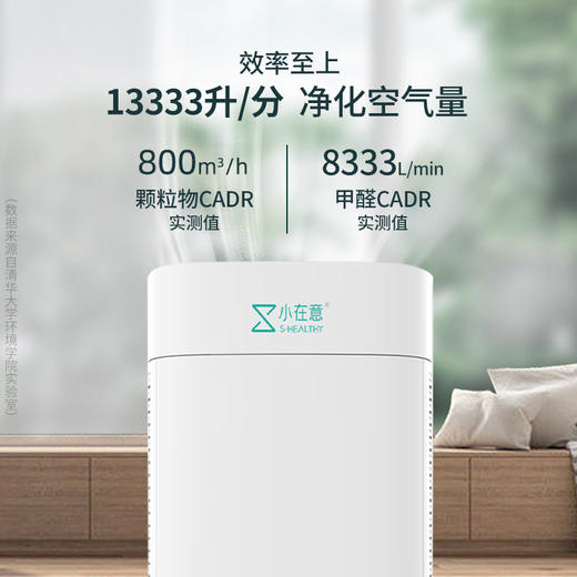 小在意 甲醛净化器 清华专利  无耗材活性锰除醛滤芯  WI-FI远程遥控智能净化器 商品图1