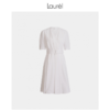 Laurel劳芮23春夏气质深v叠片收腰连衣裙LWL342Y08900 商品缩略图0