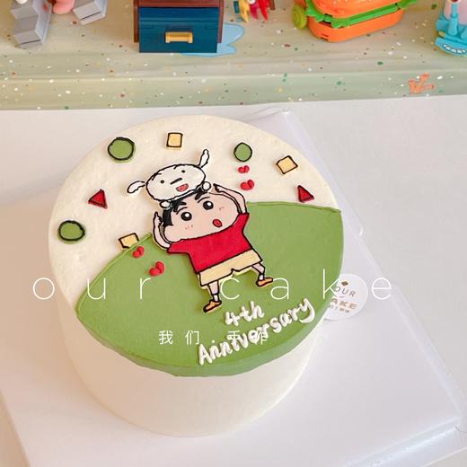 蜡笔小新手绘蛋糕-低糖处理无添加 商品图1