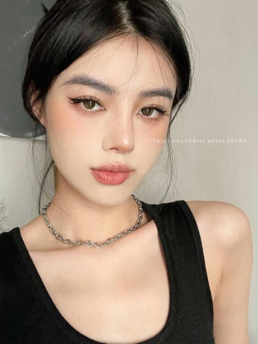 正品年抛  IDOL系列甜茶棕美瞳，年抛直径14.0，着色直径12.8，韩国产 商品图6