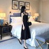 【肩吊带连衣裙 性感显气质】黑色吊带连衣裙女 夏季新款法式小众设计 GAO级感中长款气质裙子 轻松打造小蛮腰~ 商品缩略图3