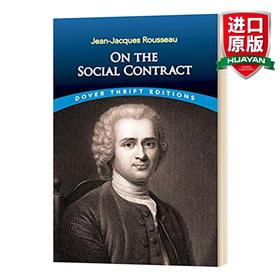 卢梭：社会契约论 英文原版 Rousseau-On the Social Contract 政治哲学 英文原版 进口英语书籍