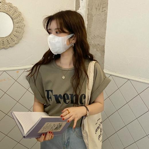 【美式复古❗️新款夏季女T恤】宽松设计，网红设计感，简约大方，柔软舒适，小众设计别致上衣ins潮 商品图2