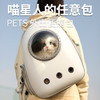 外出便携透明太空猫包猫咪透气太空舱双肩背包 商品缩略图0