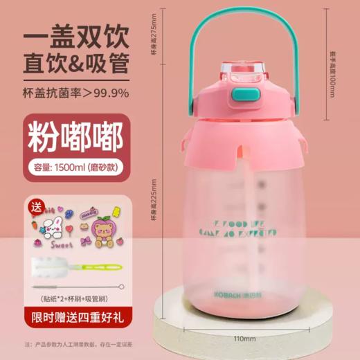 康巴赫银离子抗菌健康双饮大肚杯 商品图9