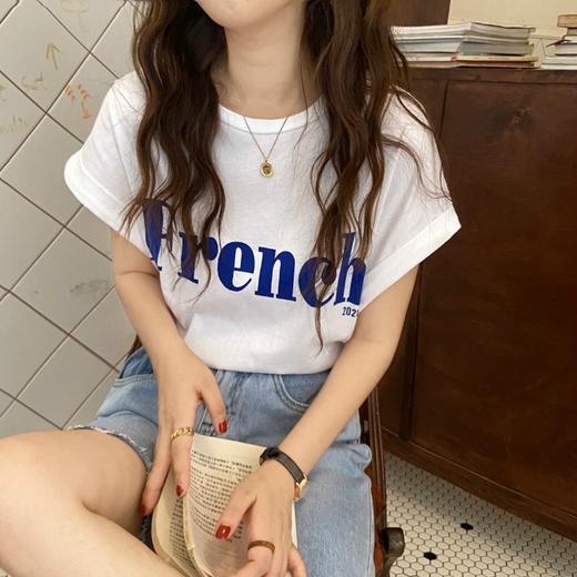 【美式复古❗️新款夏季女T恤】宽松设计，网红设计感，简约大方，柔软舒适，小众设计别致上衣ins潮 商品图3