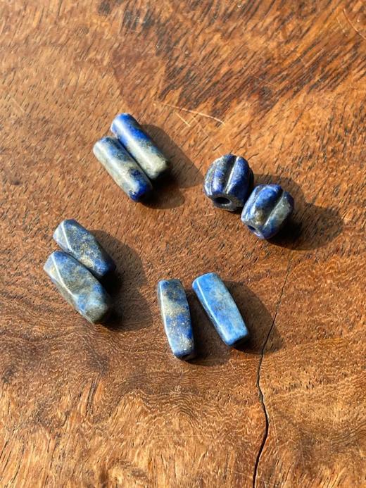 高古青金石各式散珠共八粒，顺丰包邮 商品图6