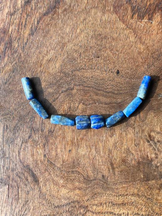 高古青金石各式散珠共八粒，顺丰包邮 商品图5