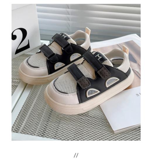 【男女童夏季镂空沙滩凉鞋SY-K8783】便携魔术带，简单穿鞋方式，让再小的宝宝都能独立穿上 商品图3