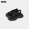 MIO米奥夏鱼嘴鞋松糕厚底沙发凉鞋时尚休闲沙滩鞋女M233130607 商品缩略图3