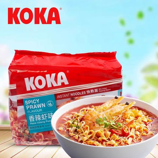 新加坡KOKA快熟宽面香辣虾味425g 商品图3