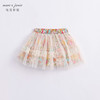 马克珍妮夏装 女童田园风棉真丝网纱短裙半身裙 宝宝裙子230756 商品缩略图1