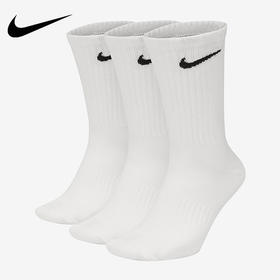 Nike/耐克袜子三双装男袜女袜篮球运动袜SX7676-100