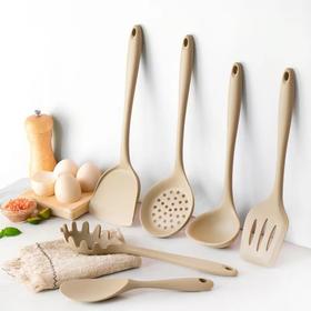 「七件套！硅胶厨具」硅胶锅铲全包硅胶厨具七件套 厨房用品餐饮用具勺子铲工具套装