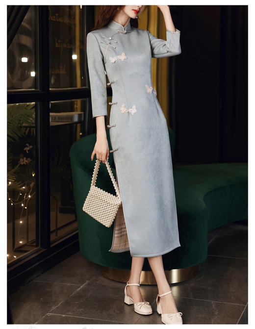 裁缝学苑AG134 复古改良旗袍纸样连衣裙服装纸样女装服装打版裁剪 商品图6