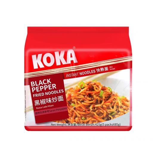 新加坡KOKA快熟炒面黑椒味425g 商品图0