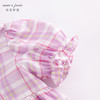 马克珍妮夏装新款 女童学院风裙子披肩领格子连衣裙230960 商品缩略图4