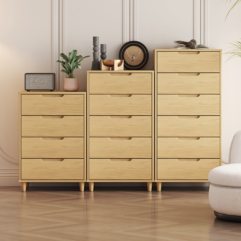 喜梦宝斗柜组合斗橱原木多层抽屉式收纳柜储物柜卧室客厅四五斗柜