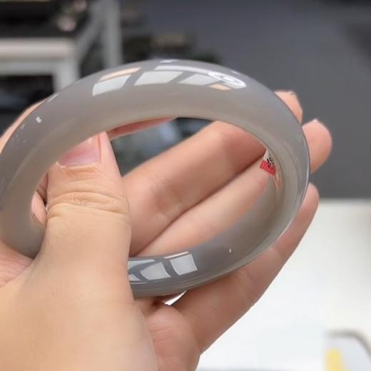 和田玉烟紫手镯 商品图0