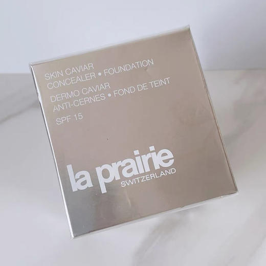 瑞士la prairie莱珀妮/莱伯妮鱼子精华粉底液SPF15遮瑕膏30ml+2g 色号NC05 商品图5