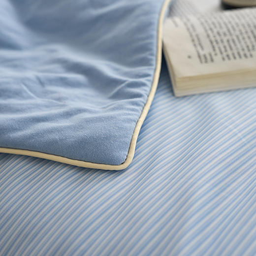 自然醒A类无印风凉感针织夏被冰皮被全棉针织夏被大豆抑菌空调被夏凉被夏季冰淇淋可水洗机洗LFS 商品图10