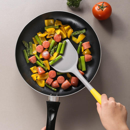 「三件套！硅胶厨具」厨房硅胶铲不粘锅套装 锅铲漏勺勺子三件套厨房用品 商品图3