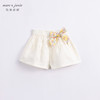 马克珍妮夏装 女童100%亚麻休闲短裤 儿童裤子230950 商品缩略图1