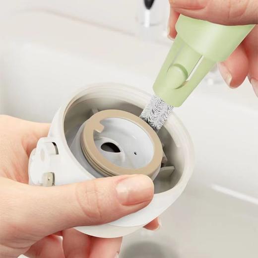 多功能长柄胡萝卜洗杯刷三合一保温杯奶瓶奶嘴清洁刷瓶口刷杯盖刷 商品图3