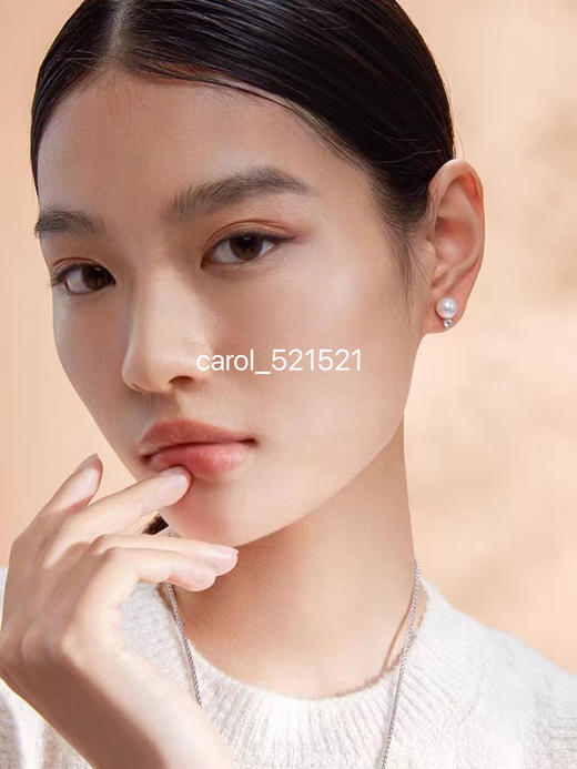 施华洛珍珠耳饰 纯银锆石御本木同款 婉约含蓄低调精致奥黛丽赫本同款 商品图1