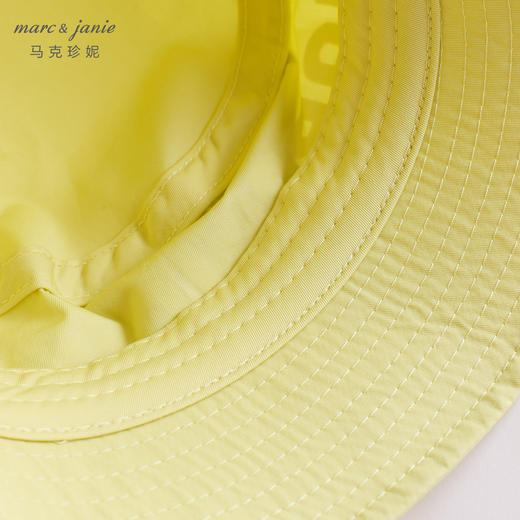 马克珍妮夏装 男女童撞色字母遮阳防晒渔夫帽 宝宝帽子230538 商品图5