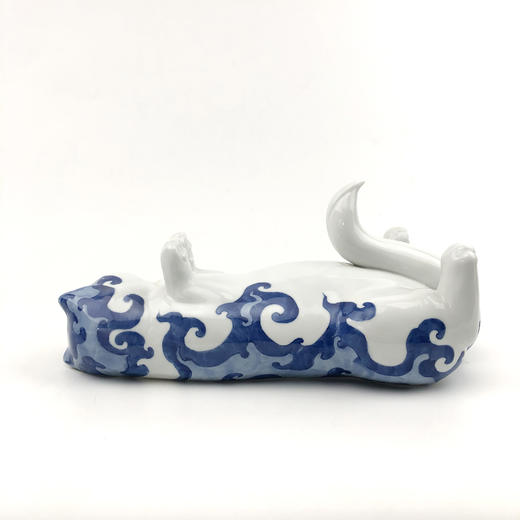 不仁斋 薛继业 手作 陶瓷雕塑  两款 大胖睡猫 商品图6