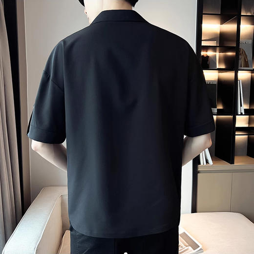 裁缝学苑MQ25短袖t恤纸样男装V领polo衫新款衬衫领上衣男款样板图 商品图1