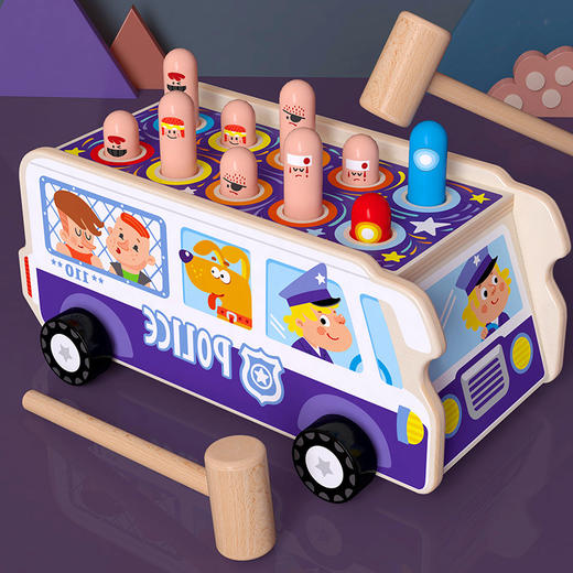 【打地鼠多功能玩具亲子互动】休闲趣味玩具婴幼儿童蒙氏早教益智木玩具 商品图8