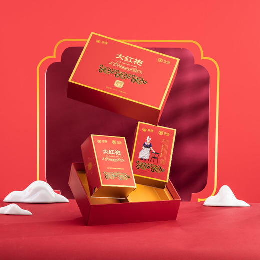 中茶海堤 新传奇大红袍礼盒200g 商品图2
