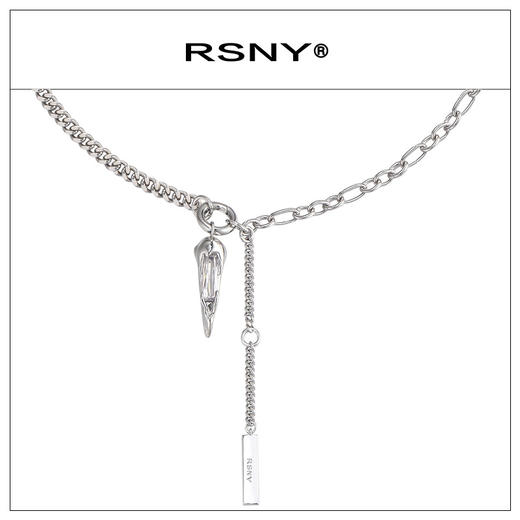 RSNY MEN骨骼前扣式男士项链#1390 商品图0