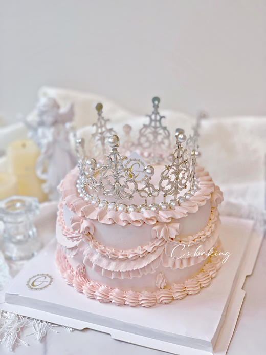 #复古蛋糕 #女神蛋糕 #公主皇冠 忌廉蛋糕（默认自提，收费配送请联系客服） 商品图1